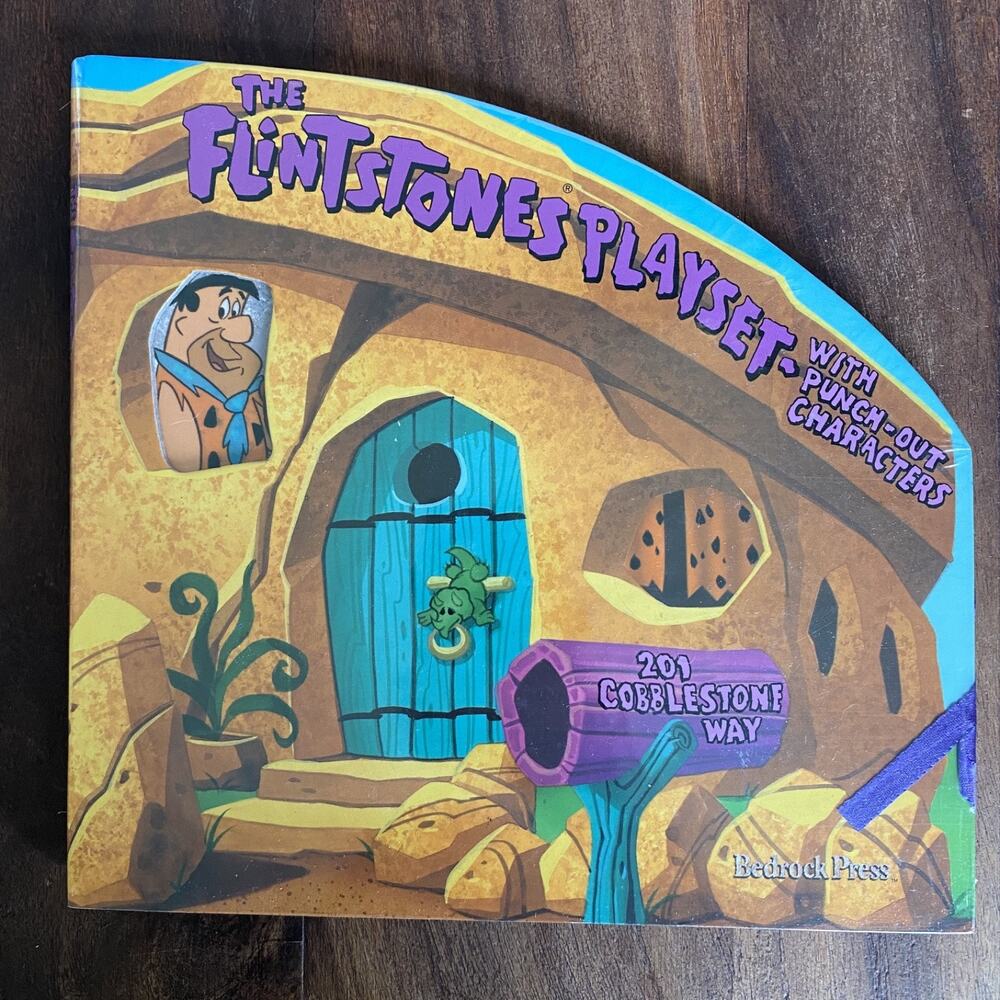 New The Flintstones Playset Punch Out Characters by Jon Z. Haber Hardcover
